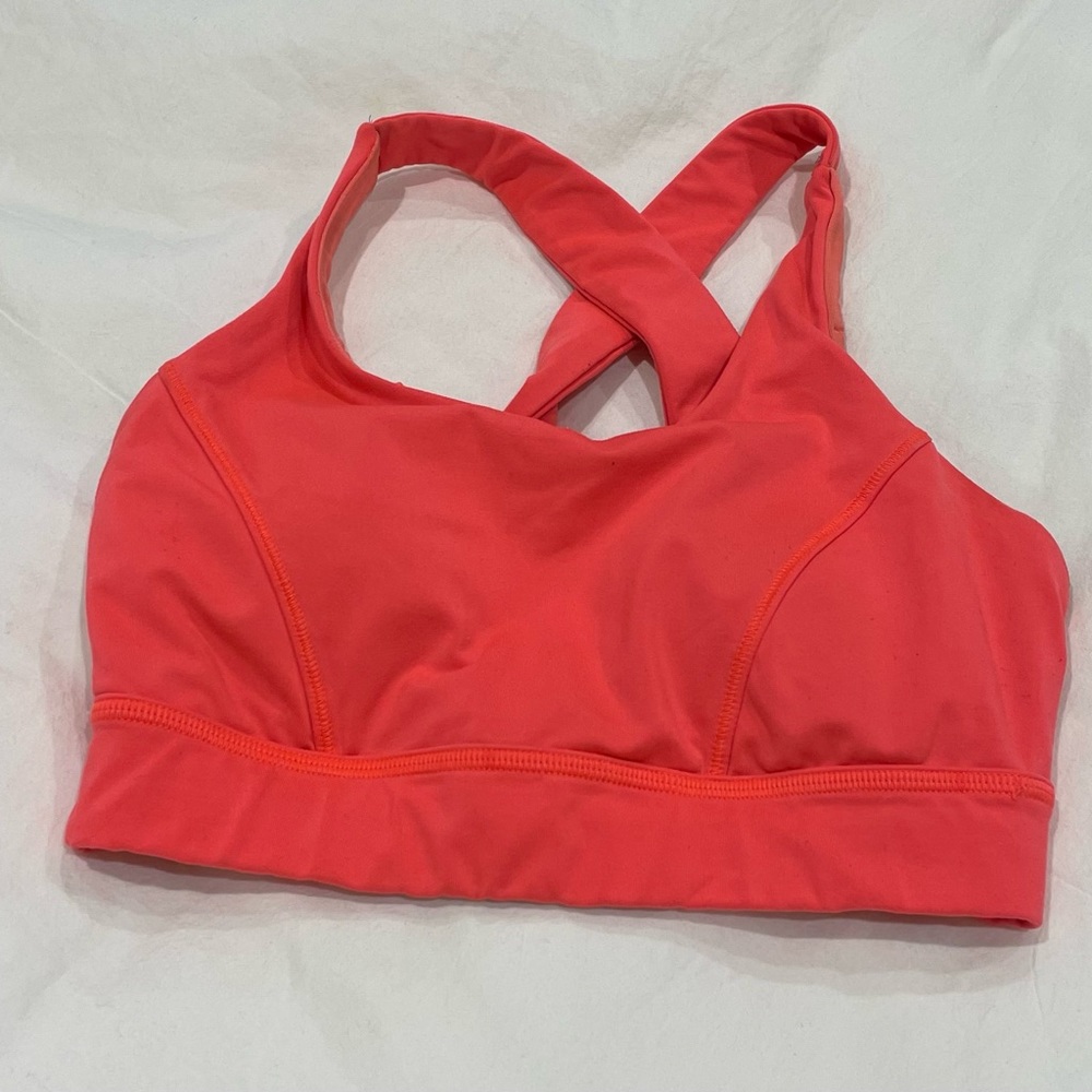 Lululemon Bright Pink Sports Bra size 4